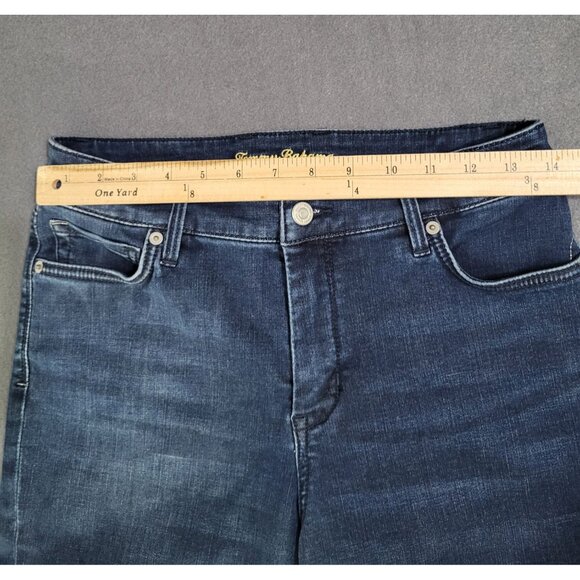 TOMMY BAHAMA Women's SZ 6 High Rise Boardwalk Jean Shorts Bermuda Skimmer - Picture 7 of 9